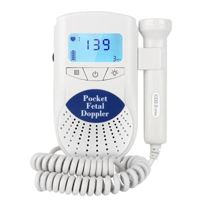 FD-100 digitale foetale Doppler echografie geluid baby heartbeat detector monitor LED digitale prenatale Pocket foetale Doppler stethoscoop