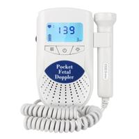 FD-100 digitale foetale Doppler echografie geluid baby heartbeat detector monitor LED digitale prenatale Pocket foetale Doppler stethoscoop - thumbnail