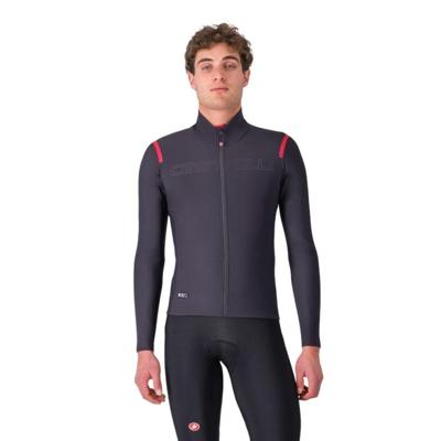 Castelli Tutto Nano RoS fietsshirt lange mouw dark grey/red heren M