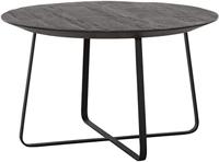 DTP Home Salontafel 'Neptunes' Teakhout, 60cm, kleur Zwart - thumbnail