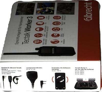 Albrecht Tectalk Worker 3 29824 PMR-portofoon