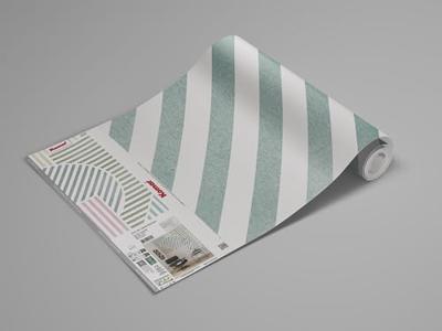 Komar Flair Fotobehang Jeux de Lignes Bonbon - FLX6-039