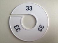 Maatring 11cm wit/zwart 33 - thumbnail