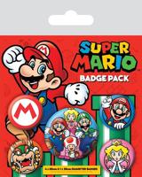 Super Mario Pin Badge Pack - thumbnail
