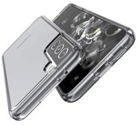 Casecentive Shockproof case Samsung Galaxy S21 black transparant - thumbnail