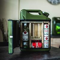 Jerrycan bar groen - Draagbare Drankkast - thumbnail