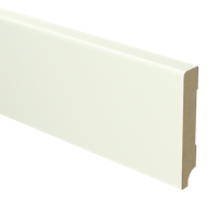 MDF Moderne plint 90x15 voorgelakt RAL9010 - lengte 240cm - thumbnail