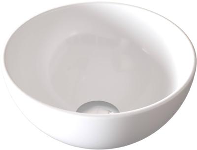 Sjithouse Moon opbouwkom Ø23x12cm Wit glans