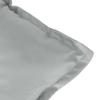 VidaXL Tuinbankkussens 2 st 100x50x7 cm stof gemêleerd lichtgrijs VidaXL Tuinbankkussens 2 st 100x50x7 cm stof gemêleerd lichtgrijs