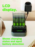 GP Recyko USB Lader En Doc + 4 AA Batterijen 2600mah - thumbnail