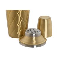Cocktailshaker Home ESPRIT Gouden Roestvrij staal 9,5 x 9,5 x 22 cm - thumbnail
