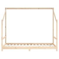 Kinderbedframe 2x(90x190) cm massief grenenhout - thumbnail