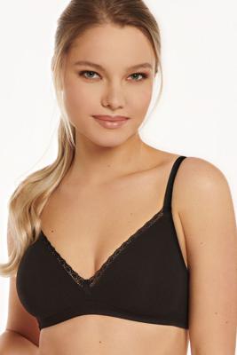 Naadloze en beugelloze zwarte BH Lisca Ines Naadloze en beugelloze zwarte BH Lisca Ines