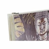 Sleutelkastje DKD Home Decor Zwart Gouden Hout MDF 2 Stuks 46,5 x 6 x 31,5 cm - thumbnail