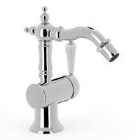 Bidetmengkraan Tres Clasic Opbouw 1 Hendel Chroom - thumbnail