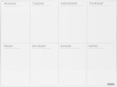 Desq magnetische weekplanner ft 45 X 60 cm