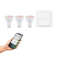 Eglo Set van 3 Led ZigbeeGU10 4,9W - 345lm - 2700-6500K - 110313 - thumbnail