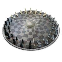 Chess For Three - Schaakbord XL voor 3 Personen - thumbnail