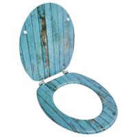 VidaXL Toiletbril met mdf houten ontwerp - thumbnail