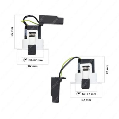 Malta LED inbouwspot - 5 Watt 480 lumen - Dim to warm - Rond - Kantelbaar - IP44 waterdicht - Wit - Incl. Quick Connector box - Wit Malta LED inbouwspot - 5 Watt 480 lumen - Dim to warm - Rond - Kantelbaar - IP44 waterdicht - Wit - Incl. Quick Connector box - Wit