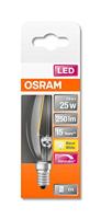 OSRAM HOMELIGHTING 4058075436824 LED-lamp Energielabel F (A - G) E14 Kaars 2.8 W = 25 W Warmwit (Ø x l) 35 mm x 97 mm 1 stuk(s) - thumbnail