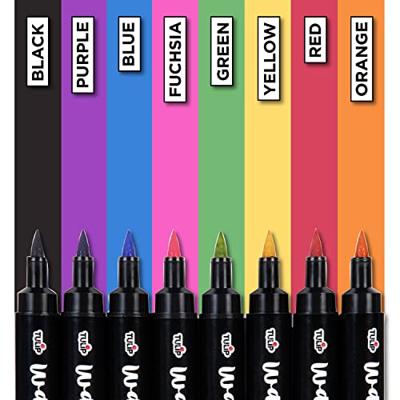 Tulip • textielstiften aquarel rainbow 8st.