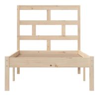 Bedframe massief hout 75x190 cm - thumbnail