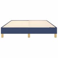 Boxspringframe stof blauw 140x200 cm - thumbnail