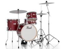 Pearl MT564/C-D747 Midtown compact 4-delig drumstel incl. hardware Matte Red - thumbnail
