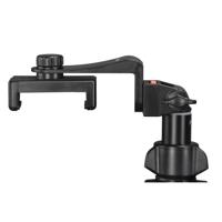 Hama Rotary Smartphone statief set 1/4 inch werkhoogte = 41,5-150 cm, zwart - thumbnail