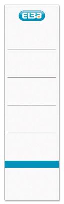 Elba rugetiketten, ft 19x5,9 cm, wit 10 st