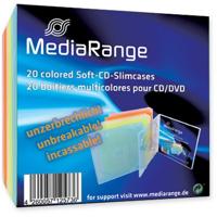 MediaRange BOX37 CD-doosje Slimline doosje 1 schijven Meerkleurig - thumbnail