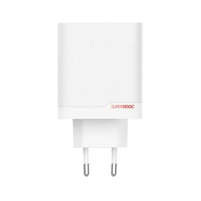 OnePlus SUPERVOOC Oplaadpoorten USB-A en USB-C + USB-C-kabel 120 W Wit OnePlus SUPERVOOC Oplaadpoorten USB-A en USB-C + USB-C-kabel 120 W Wit