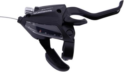 SHIMANO versteller (rechts) met remhendel 8 speed st-ef500 2 vingers zwart