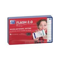 Flashcard Oxford 2.0 75x125mm 80 vel 250gr lijn blauw - thumbnail