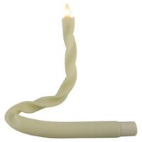 Magic Flame Candles Led diner flex swirl 40cm ivoor - thumbnail