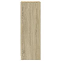 Dressoir met LED 38x34x100 cm bewerkt hout sonoma eikenkleurig - thumbnail