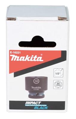 Makita E-16221 Impact Black Krachtdop 1/2" kort | 30 mm