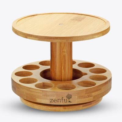 Aroma diffuser houder met 12 vakken voor etherische olie - 360° draaibaar Aroma diffuser houder met 12 vakken voor etherische olie - 360° draaibaar