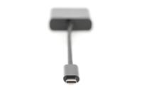 Digitus DA-70853 USB / VGA Adapter [1x USB-C stekker - 1x VGA-bus] Zwart 15.00 cm - thumbnail