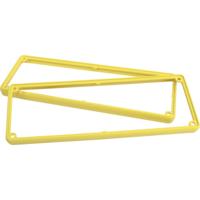 Hammond Electronics 1455UBY Lenskap ABS Geel (l x b x h) 196 x 71 x 11.60 mm 2 stuk(s) - thumbnail