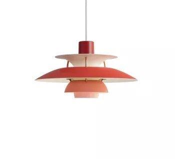 Louis Poulsen PH 5 Mini Hanglamp - Rood Louis Poulsen PH 5 Mini Hanglamp - Rood
