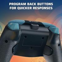 PDP Gaming Rematch Wired Controller - Blue Tide Glow in the Dark - thumbnail