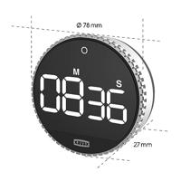 Xavax Timer Rotation Digitaal Zilver/Zwart - thumbnail