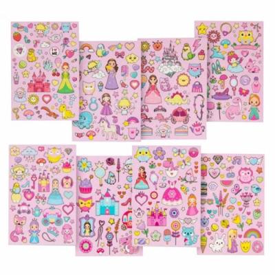 Stickerboek Glitter A5 8 Pagina's