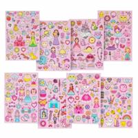 Stickerboek Glitter A5 8 Pagina's - thumbnail