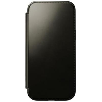 Nomad Modern Horween leather folio iPhone 16 Pro Max - Green Chrome