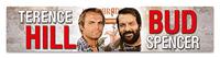 Bud Spencer & Terence Hill Tin Sign with Magnet Autogramm 16 x 3,5 cm - thumbnail
