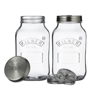 KILNER - Set om te fermenteren 2x 1,00L KILNER - Set om te fermenteren 2x 1,00L