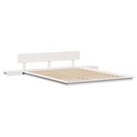 Bedframe Wit 160 x 200 cm Hout - thumbnail